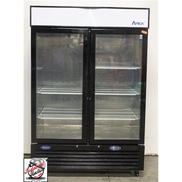 BAILIFF SEIZURE: ATOSA DOUBLE GLASS DOOR COOLER