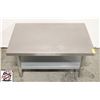Image 1 : 36" X 24" X 19" STAINLESS STEEL EQUIPMENT STAND W/