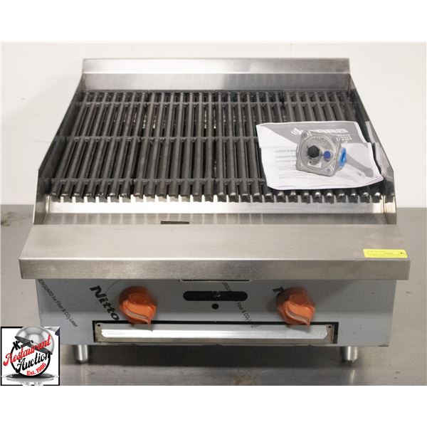 SIERRA 24" TWO BURNER COUNTER TOP CHARBROILER