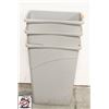 Image 1 : BAILIFF SEIZURE: 3 - 20" X 11" X 30" TRASH BINS