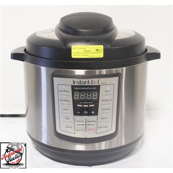 8 QT INSTA POT IP-LUX ELECTRIC PRESSURE COOKER