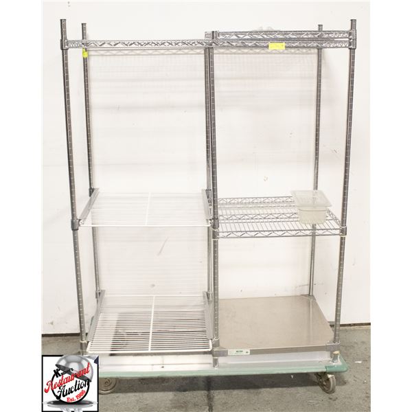 48" X 20.5" X 69" CUSTOM BUILT RACK