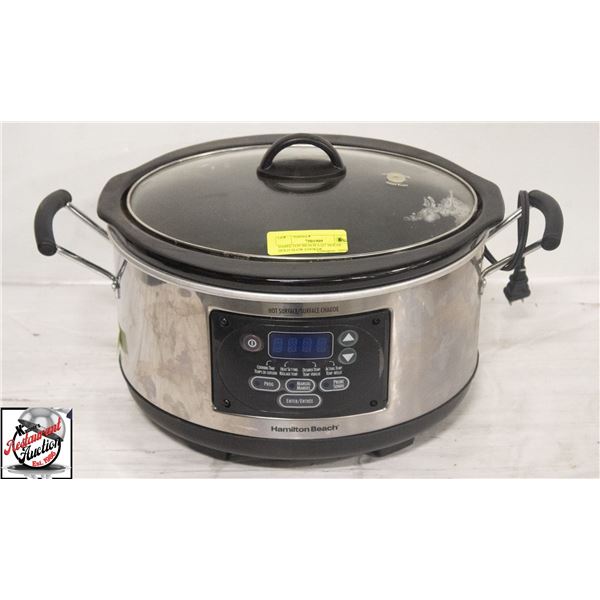 HAMILTON BEACH 6 QT HOUSE HOLD SLOW COOKER