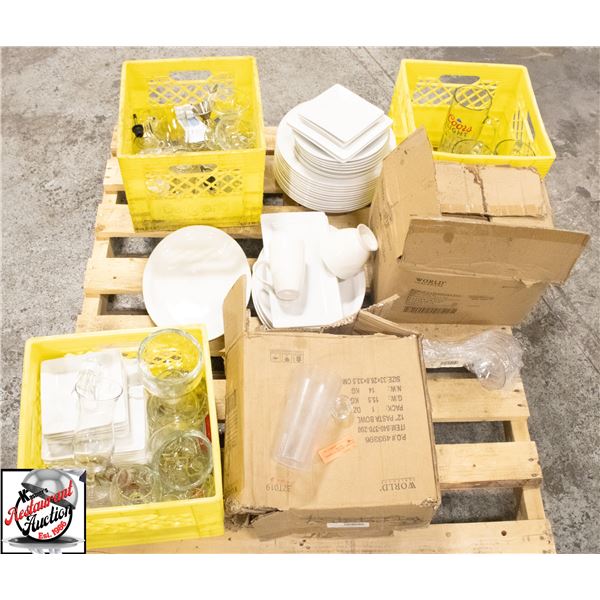 BAILIFF SEIZURE: ASSORTED RESTAURANT DISHWARE