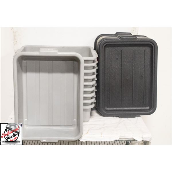 BAILIFF SEIZURE: 10 13.5" X 18" X 5" TOTES W/ 9