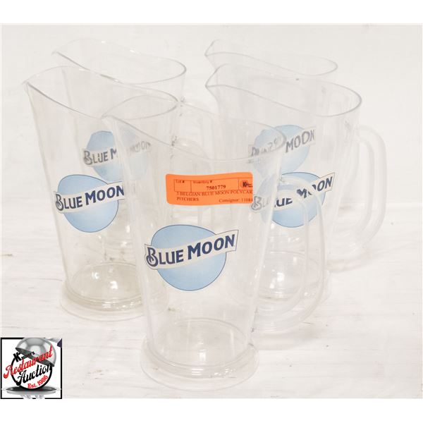 BAILIFF SEIZURE: 5 BELGIAN BLUE MOON POLYCARB