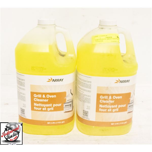 2 BOTTLES OF ARRAY GRILL & OVEN CLEANER