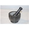 Image 2 : NEW 5.5" STONE MORTAR & PESTLE