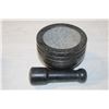 Image 3 : NEW 5.5" STONE MORTAR & PESTLE