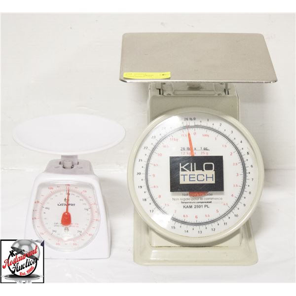 2 DIAL FOOD SCALES