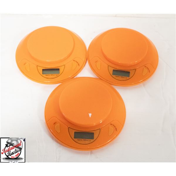 3 FOOD SCALES