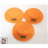 Image 1 : 3 FOOD SCALES