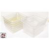 Image 1 : 7 1/2 POLYCARB INSERTS NO COVERS