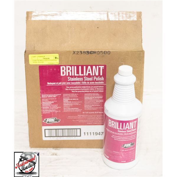 CASE OF BRILLIANT STAINLESS STEEL POLISH