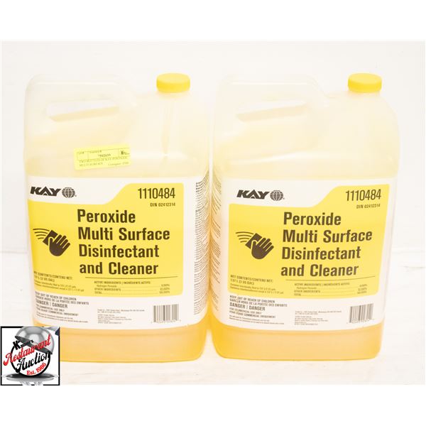 TWO BOTTLES OF KAY PEROXIDE MULTI SURFACE