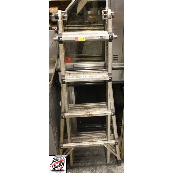 LIGHT PRODUCTS PORTABLE STEP LADDER APPROX 7'