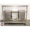 Image 1 : 62" HOLDING CABINET CART W/ 3 HOLDING CABINETS