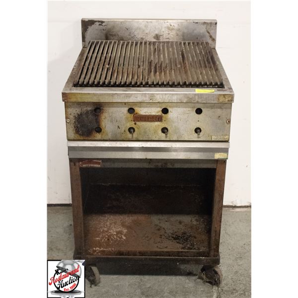 * SOLD AS IS * VULCAN 24" 4 BURNER CHARBROILER