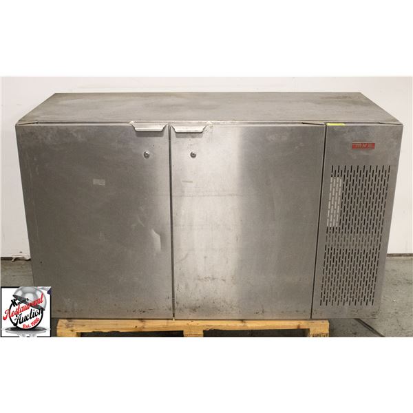 MKE DOUBLE S/S DOOR BACK UNDERCOUNTER BACK BAR