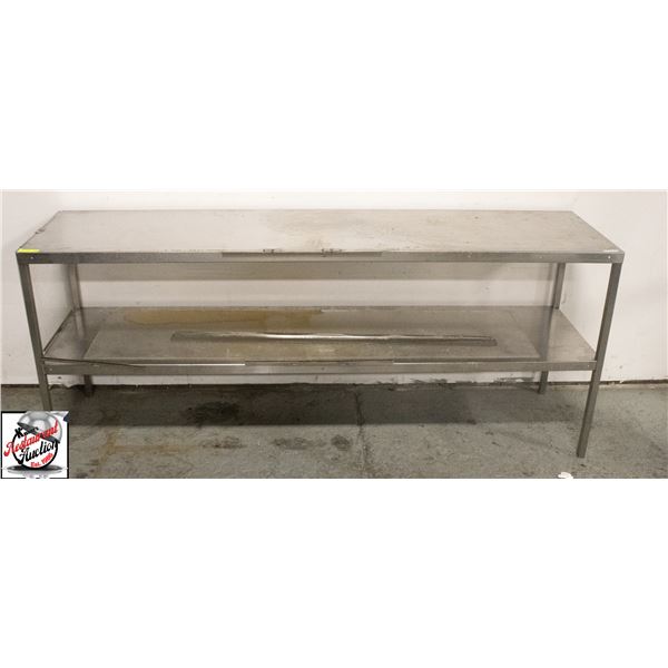 78" STAINLESS STEEL PASS WINDOW