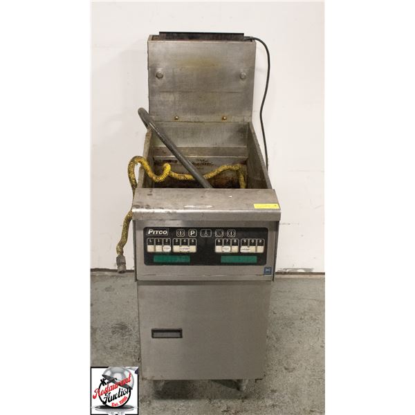 *SOLD AS IS* PITCO 40 LBS NATURAL GAS DEEP FRYER