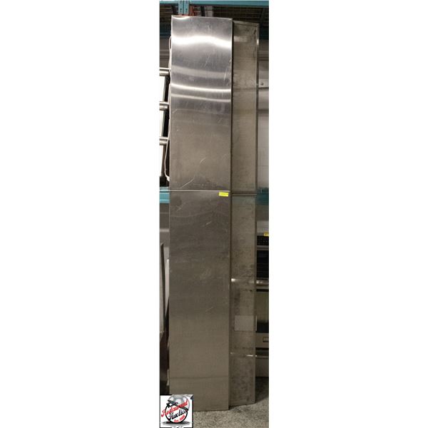 112" STAINLESS STEEL BUFFET LINE SNEEZE GUARD