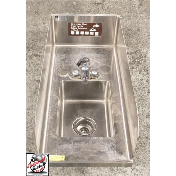14" X 10" X 6" STAINLESS STEEL HAND SINK