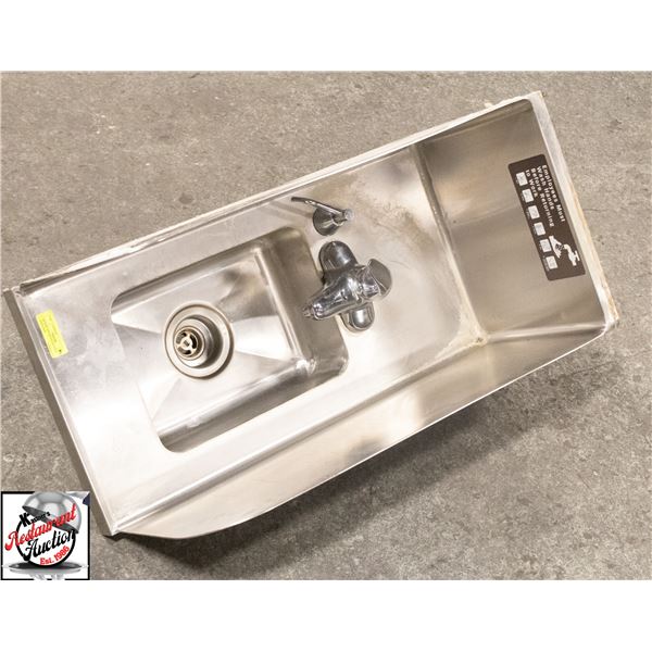 14" X 10" X 6" STAINLESS STEEL HAND SINK
