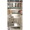 Image 1 : 36" X 24" X 36" S/S WORKSTATION W/ SINK AND FAUCET
