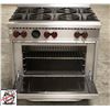 Image 3 : VULCAN NATURAL GAS 6 BURNER RANGE W/ OVEN