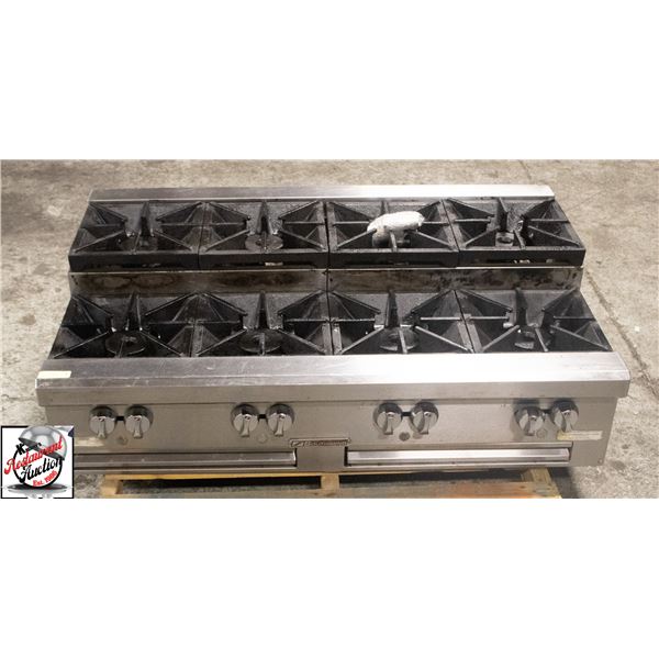 SOUTHBEND 48" COUNTER TOP 8 BURNER HOT PLATE W/