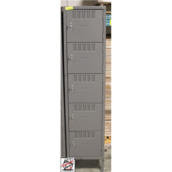 5 BANK LOCKER BANK 15" X 18" X 66"