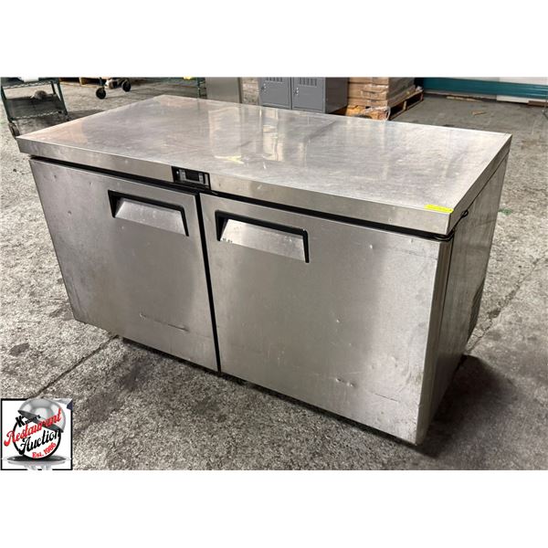 60" DOUBLE DOOR UNDER COUNTER FREEZER