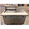 Image 1 : TRUE 48" MEGA TOP PREP TABLE * MISSING LID COVER *