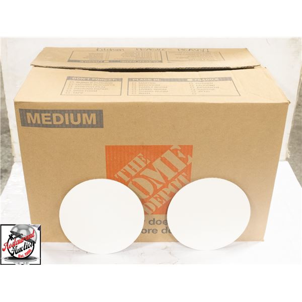 LARGE BOX OF 8" WHITE CAKE PADS