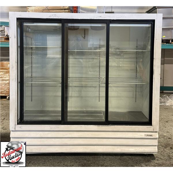 GENERAL REFRIGERATION TRIPLE SLIDING GLASS DOOR