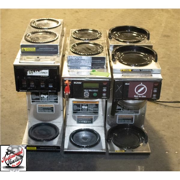 3 ASSORTED COFFEE BREWERS