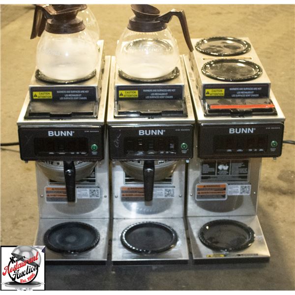 3 ASSORTED COFFEE BREWERS