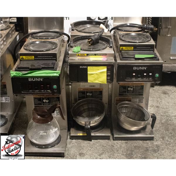 3 ASSORTED COFFEE BREWERS