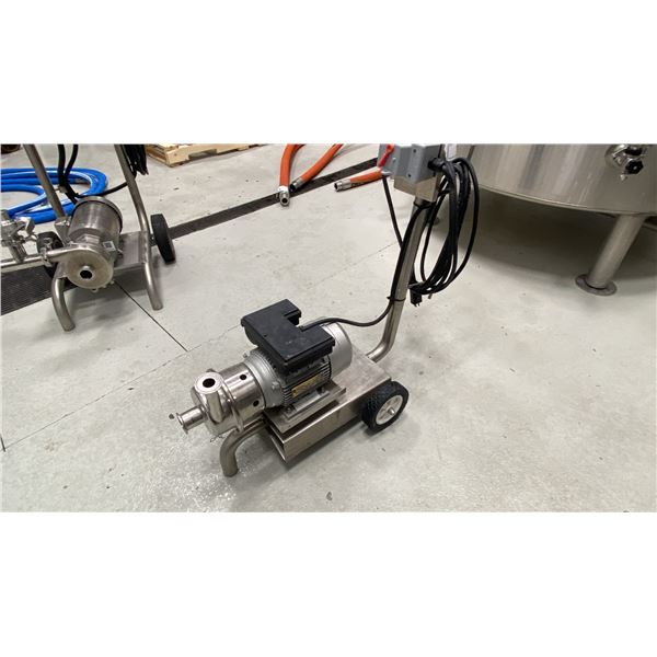 110 VOLT TRANSFER PUMP WITH CART