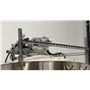 Image 2 : 10 HL TANK STAINLESS STEEL GRIST HOPPER WITH CUSTOM AUGER SYSTEM WITH APPROX. 40' OF AUGER