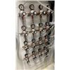 Image 1 : GROUP OF 16 REGULATOR FOR CO2 AND AIR PRESSURE WITH MOUNTING BOARD
