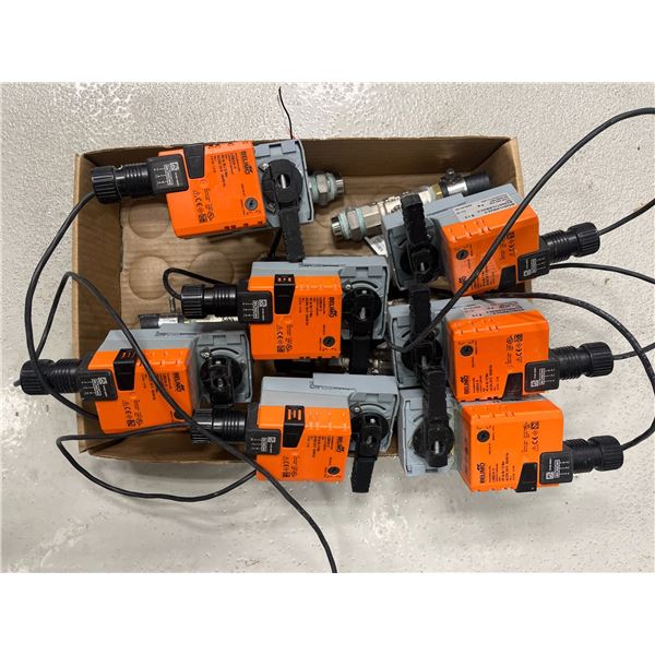 7 PIECES BELIMO FLYCAL ACTUATOR WITH 3/4" FEED LINE, MODEL B220-LRB24-3