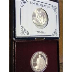 1982-D And 82-S Washington Comm. Halves