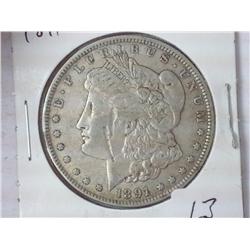 1891 Morgan Silver Dollar