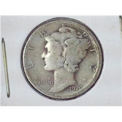 1920 Mercury Dime