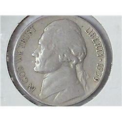 1939-D Jefferson Nickel (Key Date)