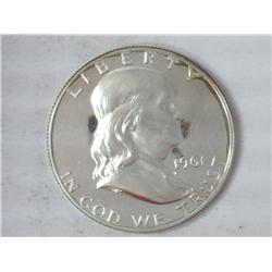 1961 Franklin Half Dollar (Gem Proof)