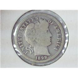1898 Barber Dime