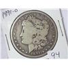 Image 1 : 1891-O Morgan Silver Dollar